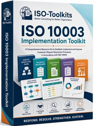 ISO 10003:2018 External Dispute Resolution Full Implementation Toolkit
