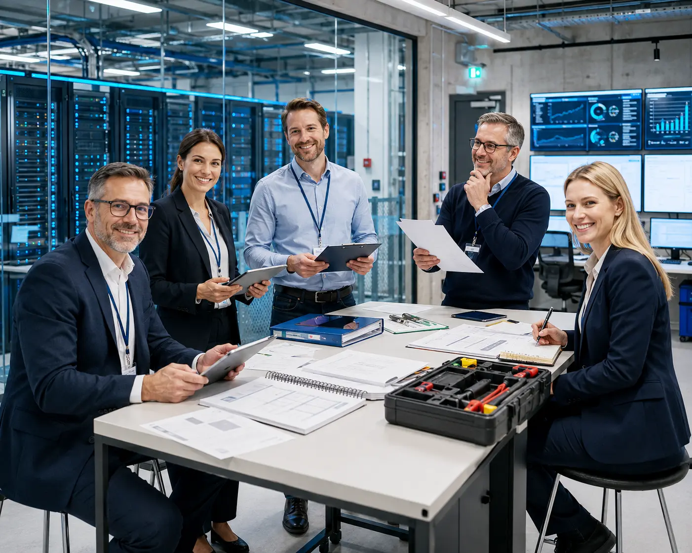 European data center IT operations facilities security energy and asset teams managing access control uptime incidents continuity risks maintenance suppliers and audit evidence