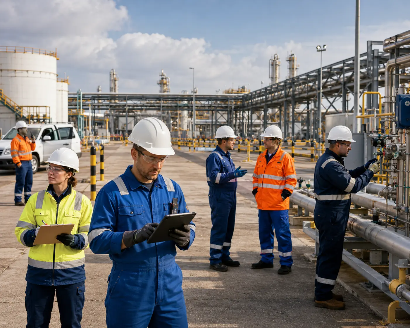 European oil and gas operators energy companies utilities contractors refinery petrochemical pipeline terminal and field service teams