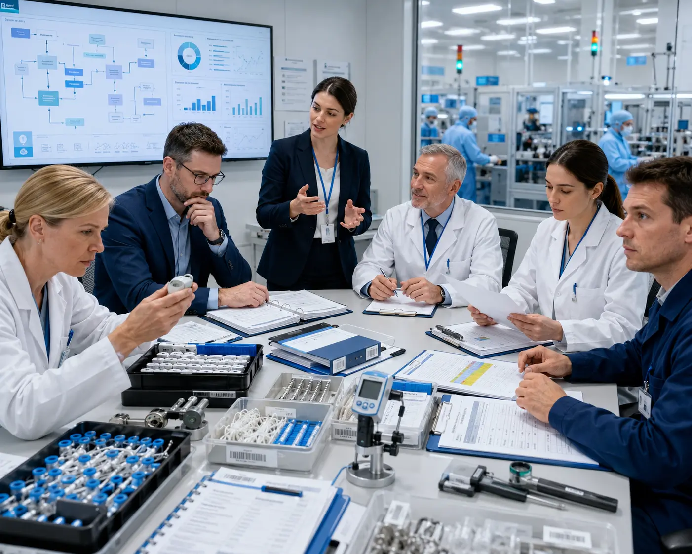 European medical device teams managing quality systems product lifecycle controls design changes supplier performance risk management traceability calibration and audit evidence