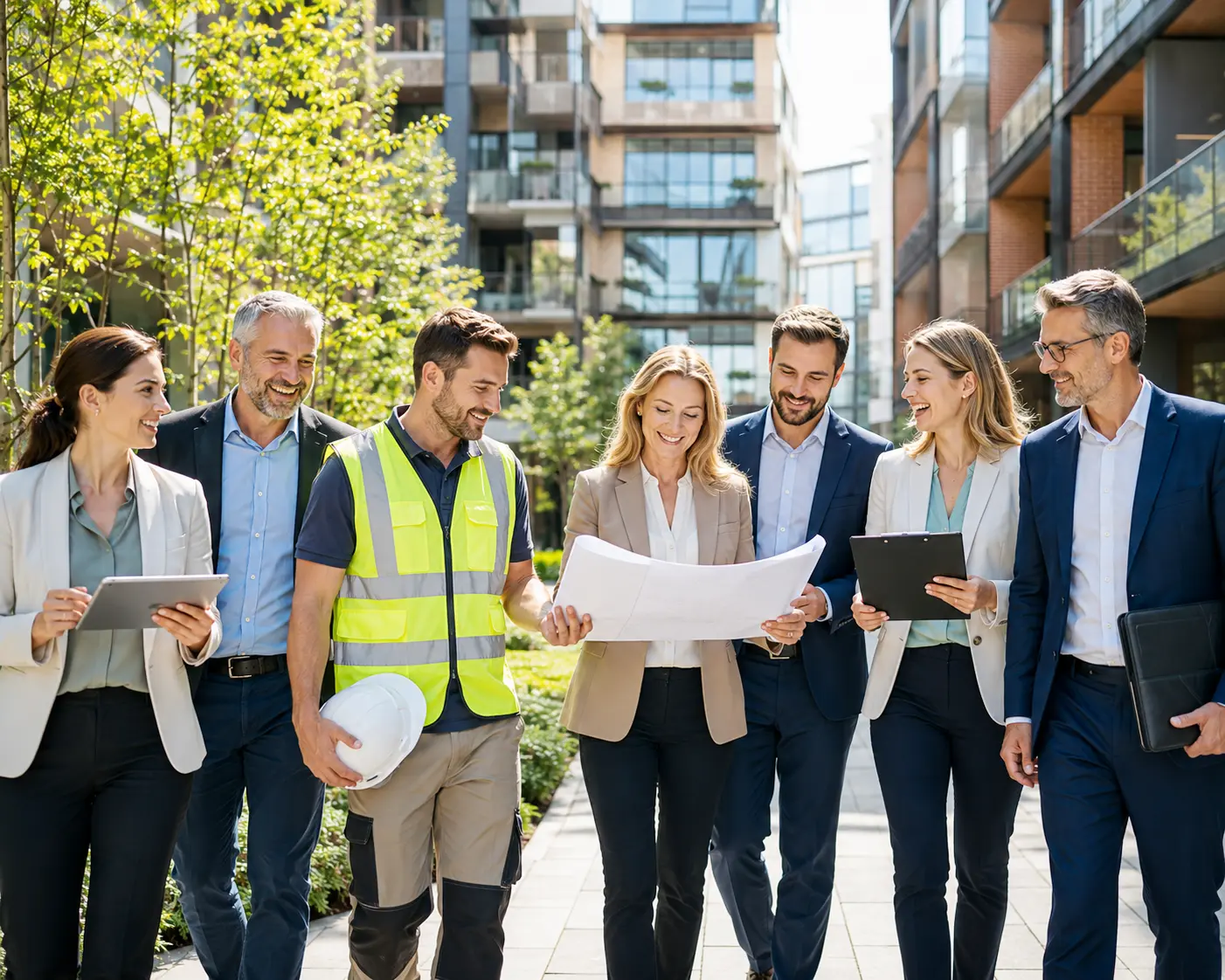 European property managers facility teams asset managers maintenance contractors leasing teams and real estate operators in a professional property environment